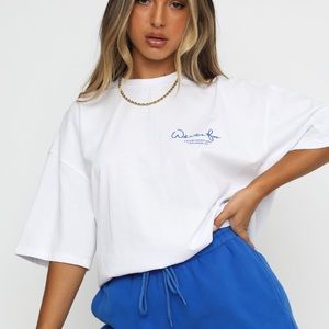 White Fox Boutique Take the focus White Tee